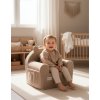 ALBERO MIO Detské kreslo COTTON MUSLIN & BOUCLE karamel 5