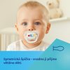 Canpol babies cumlík svietiaci silikónový symetrický LÁSKA MAMA&TATO 0 6m (2ks) 6