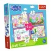 TREFL Puzzle 4v1 Peppa Pig Peppa má rada dobrodružstvá