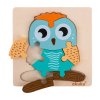 Akuku Drevené puzzle sova (2)