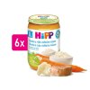 HiPP BIO Zelenina s ryžou a teľacím mäsom 6x220g