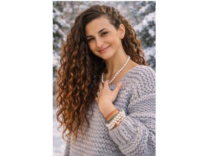 šeříkový oversize svetr