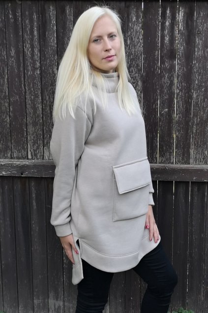Prodloužená mikina s kapucí 4