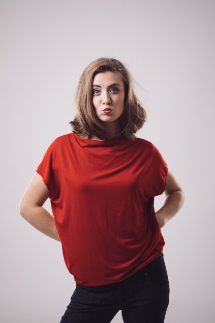 Dámská halenka Rosmarina červená 1