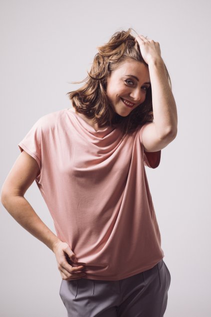 Dámská halenka Rosmarina pudrová 2