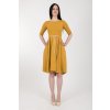 Dámské šaty Klasik hořčičné 2