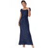 Dlouhé společenské šaty Liberty tmavě modré