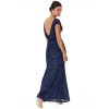 Dlouhé společenské šaty Liberty tmavě modré 1