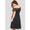 Krajkové šaty Avant Garde s rozšířenou sukní černé 4