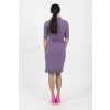 Zavinovací šaty reglán fialové 2