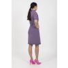 Zavinovací šaty reglán fialové 3