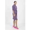 Zavinovací šaty reglán fialové 4