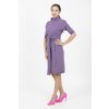 Zavinovací šaty reglán fialové