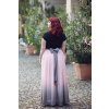 Dlouhá šifonová sukně Love ombre 7