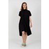 Univerzální úpletová oversize šaty černé 4