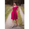 Dámské šaty Paola třešňové 4