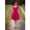 Dámské šaty Paola třešňové 6