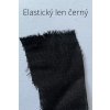 Elastický len černý