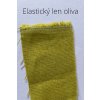 Elastický len oliva