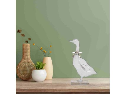 dostan obrazek shoptet.php?dir=dekorace na podstavci bila husa 32 5cm&img=dekorace na podstavci bila husa 32 5cm