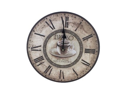 Hodiny pr. 34 cm CAFÉ 355209