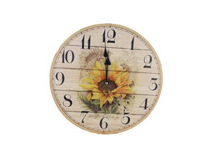 Hodiny pr. 34 cm SLUNEČNICE 355210