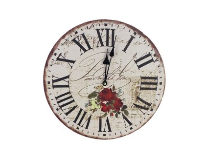 Hodiny pr. 34cm - RŮŽE 355219