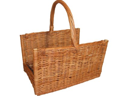 Proutěný koš na dřevo ke krbu velký 01505