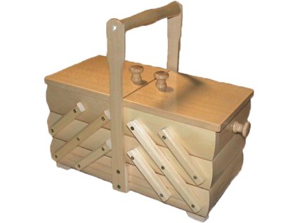 Kazeta rozkládací přírodní hladká malá 0960005