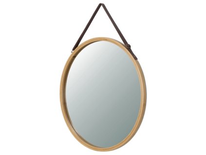 Nástěnné zrcadlo, bambus, přírodní, AZR-B053 NAT