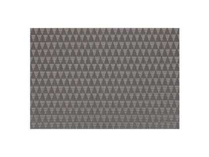 Prostírání plastové - šedé, motiv trojúhelníků, 45 x 30 cm