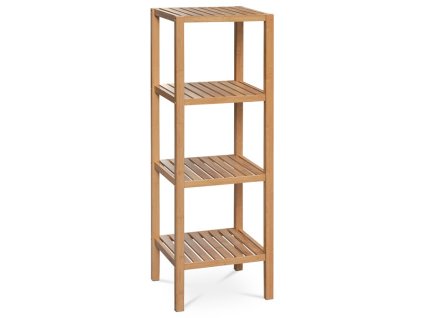 Regál, masiv, hnědá, DR-011-4