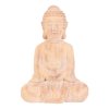 Buddha - zahradní figurka, magnesium, imitace dřeva
