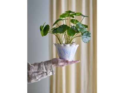 Keramický květináč mořské pobřeží- Bloomingville