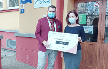 Za rok 2020 jsme podpořili hospic Ondrášek částkou 27 023 Kč