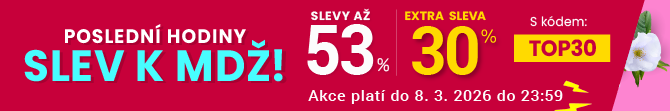 Slevy až 53 % + navíc 30 %