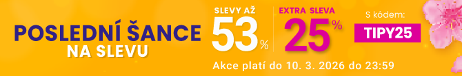 Slevy až 53 % + navíc 25 %