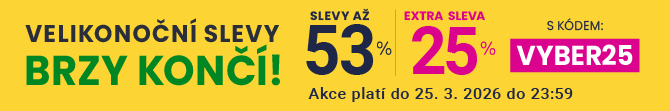 Slevy až 53 % + navíc 25 %