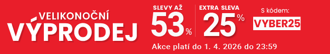 Slevy až 53 % + navíc 25 %