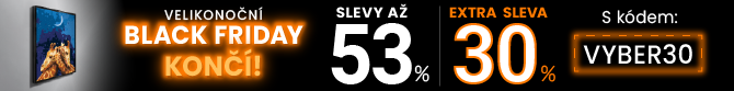 Slevy až 53 % + navíc 30 %