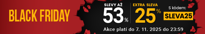 Slevy až 53 % + navíc 25 %