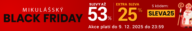 Slevy až 53 % + navíc 25 %