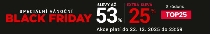Slevy až 53 % + navíc 25 %