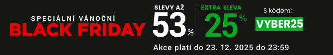 Slevy až 53 % + navíc 25 %
