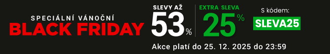 Slevy až 53 % + navíc 25 %