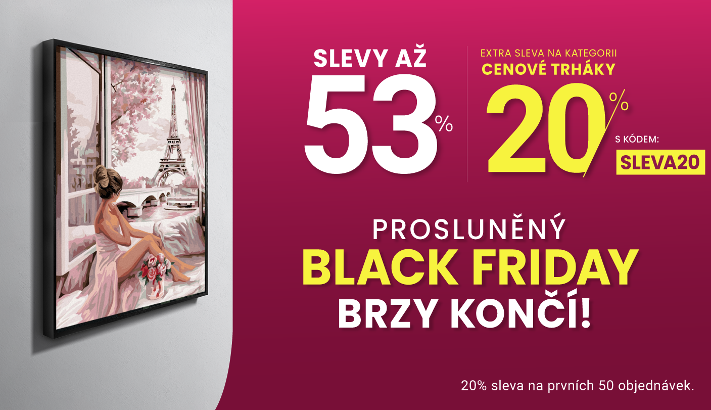 Slevy až 53 % + navíc 20 %