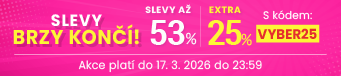 Slevy až 53 % + navíc 25 %
