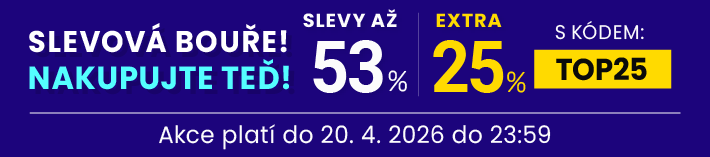 Slevy až 53 % + navíc 25 %