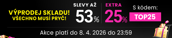 Slevy až 53 % + navíc 25 %