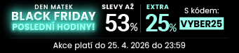 Slevy až 53 % + navíc 25 %